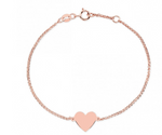 Load image into Gallery viewer, 14K Gold Floating Heart Bracelet - Millo Jewelry
