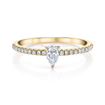 Load image into Gallery viewer, Me/You Pear Diamond Pave Ring - Millo Jewelry
