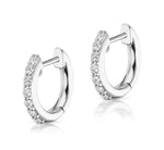 Load image into Gallery viewer, Pave Espionne Hoops (8mm) - Millo Jewelry
