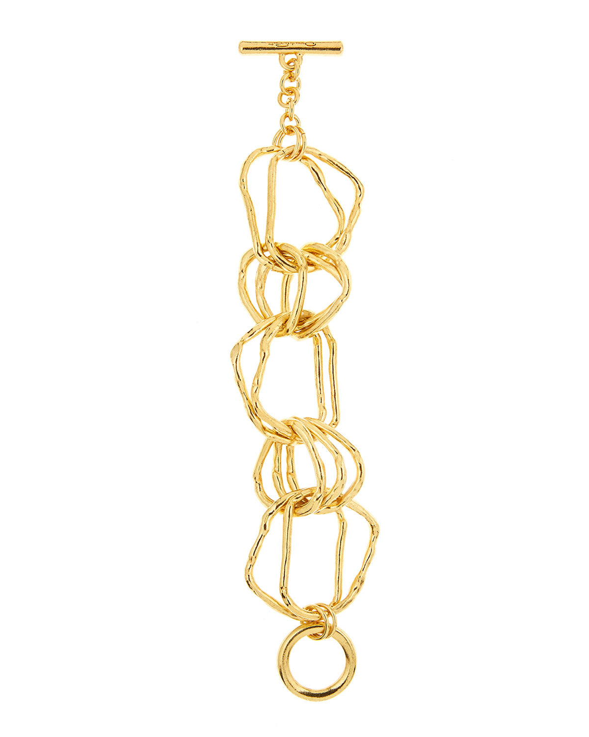 Hammered Link Bracelet - Millo Jewelry