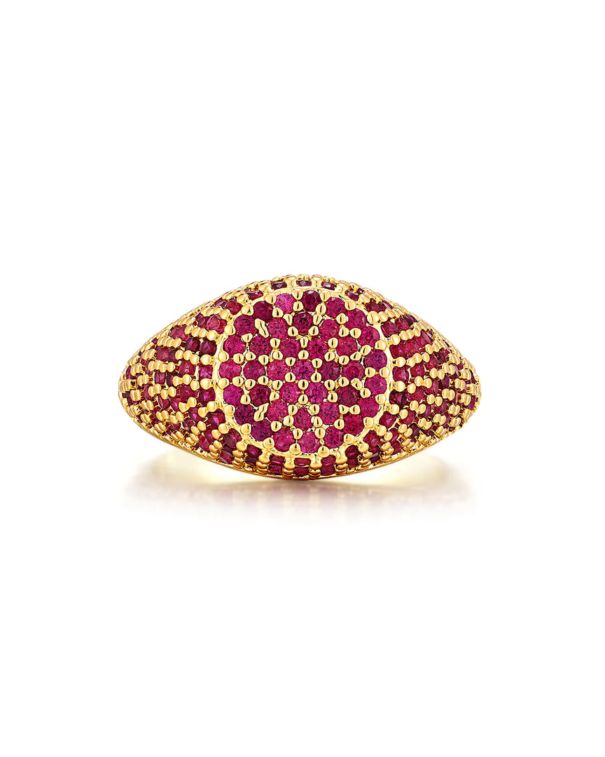PAVE SIGNET RING - Millo Jewelry