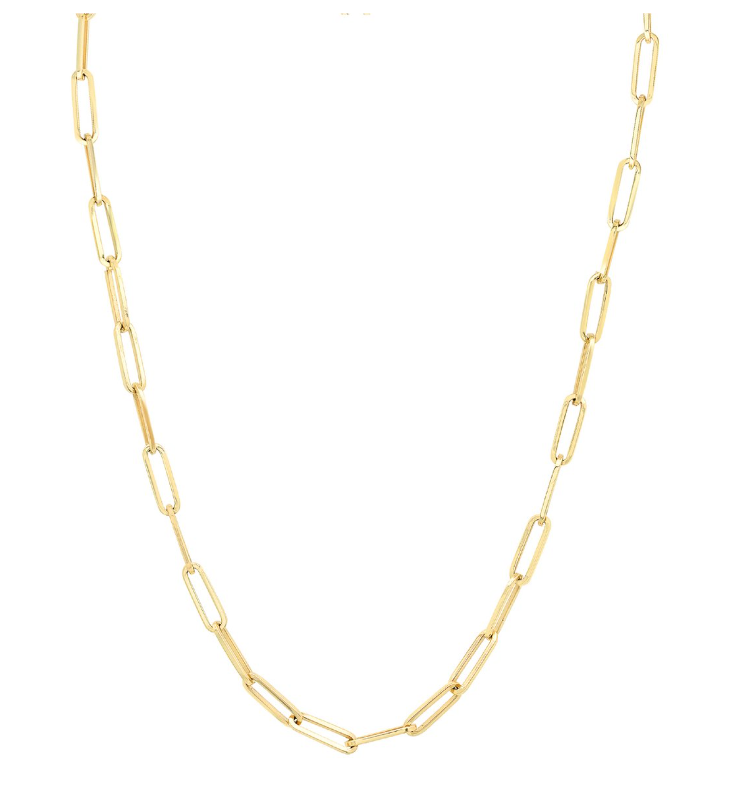 Medium Paper Clip Chain - Millo Jewelry