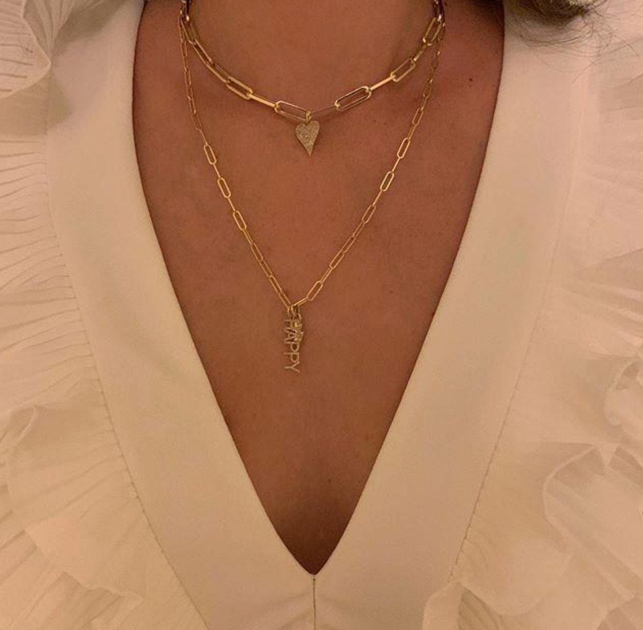 Medium Paper Clip Chain - Millo Jewelry