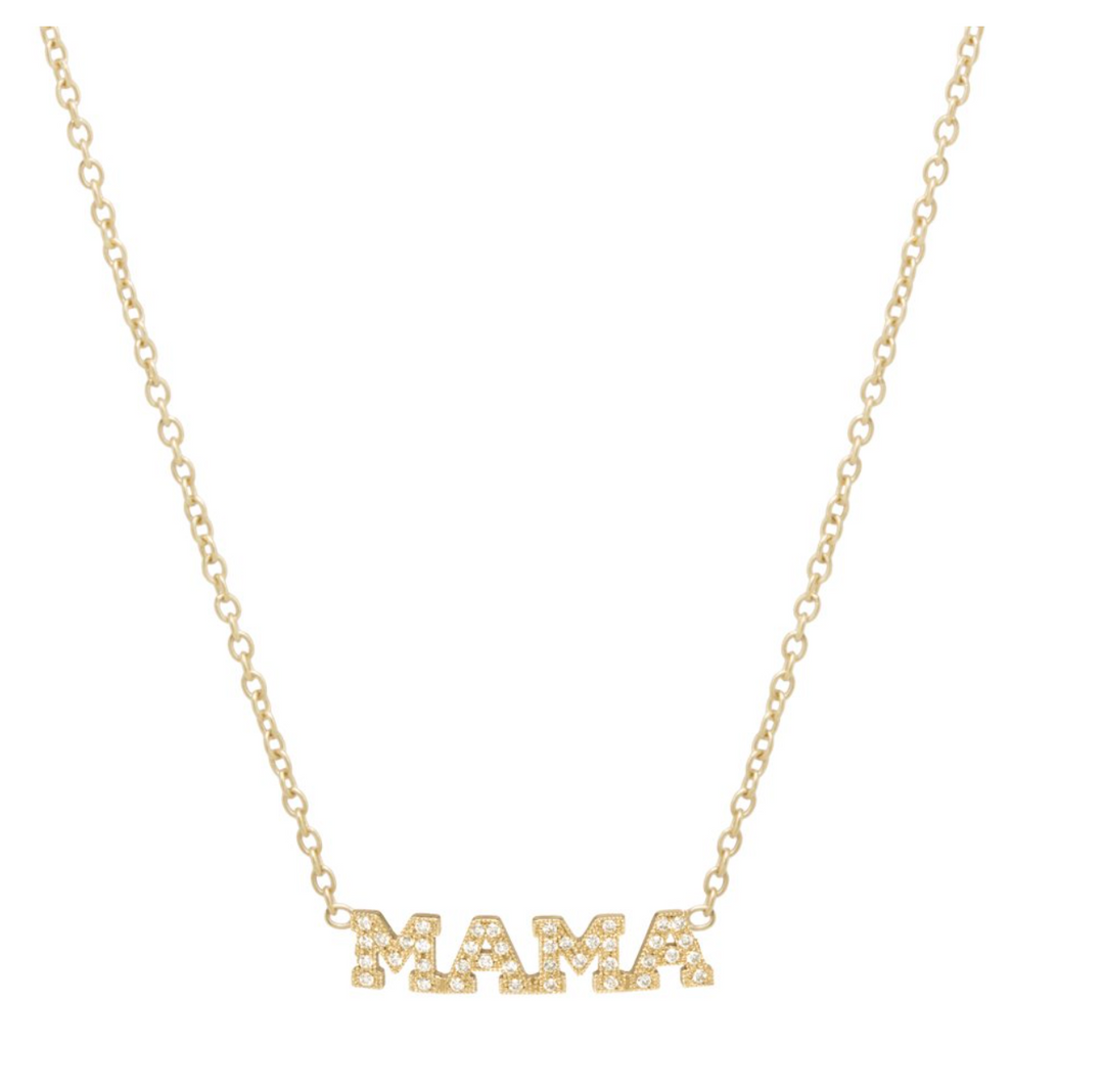 14K Pave Diamond Letter Necklace - Millo Jewelry