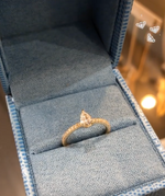 Load image into Gallery viewer, Me/You Pear Diamond Pave Ring - Millo Jewelry
