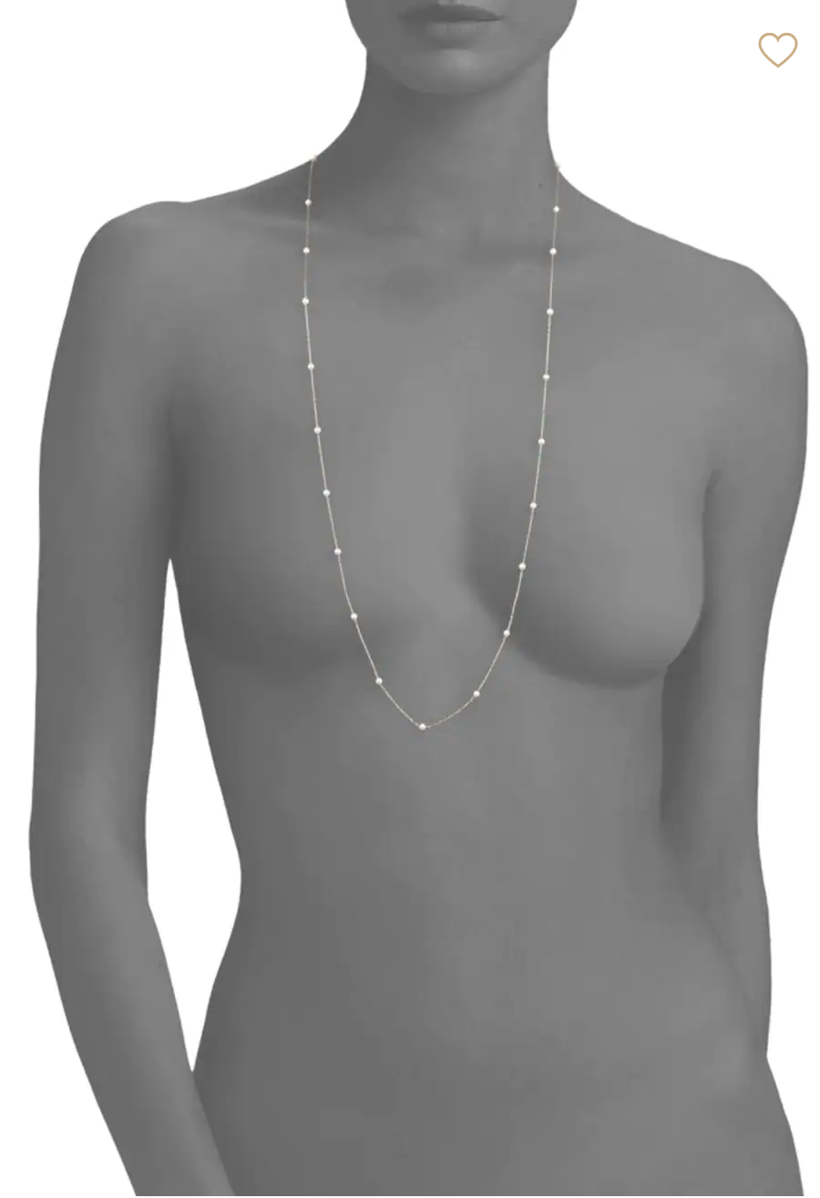 Floating Pearl Necklace - Millo Jewelry
