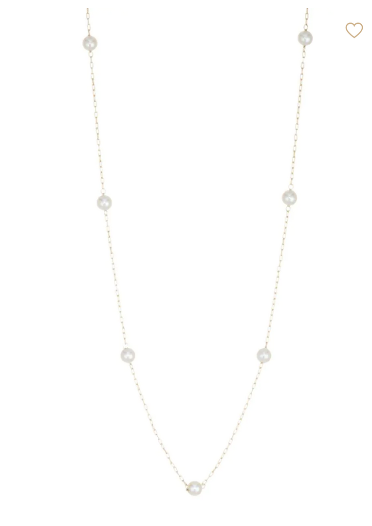 Floating Pearl Necklace - Millo Jewelry