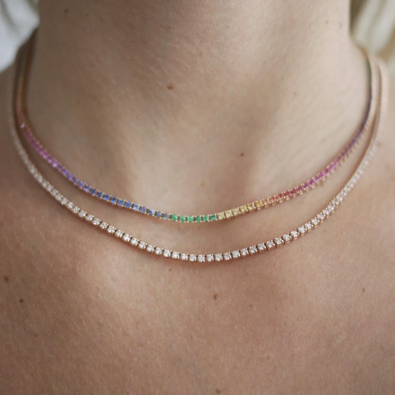 5.25ct Tennis Necklace - Millo Jewelry