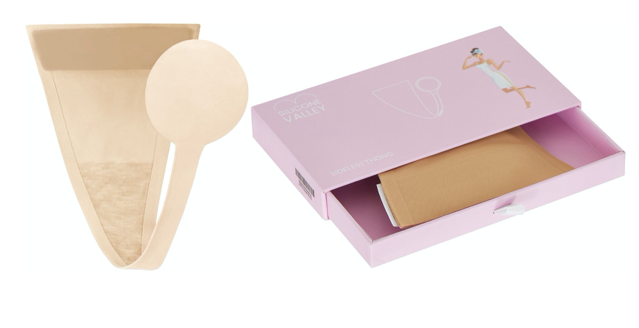 REUSABLE ADHESIVE SIDELESS THONG PATENT PENDING - Millo Jewelry