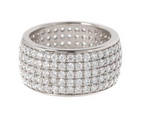 Load image into Gallery viewer, Pave Cigar Ring - Millo Jewelry
