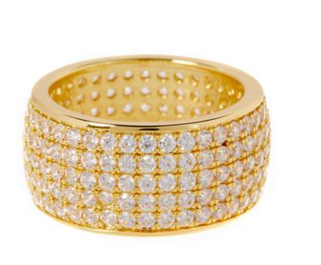 Pave Cigar Ring - Millo Jewelry