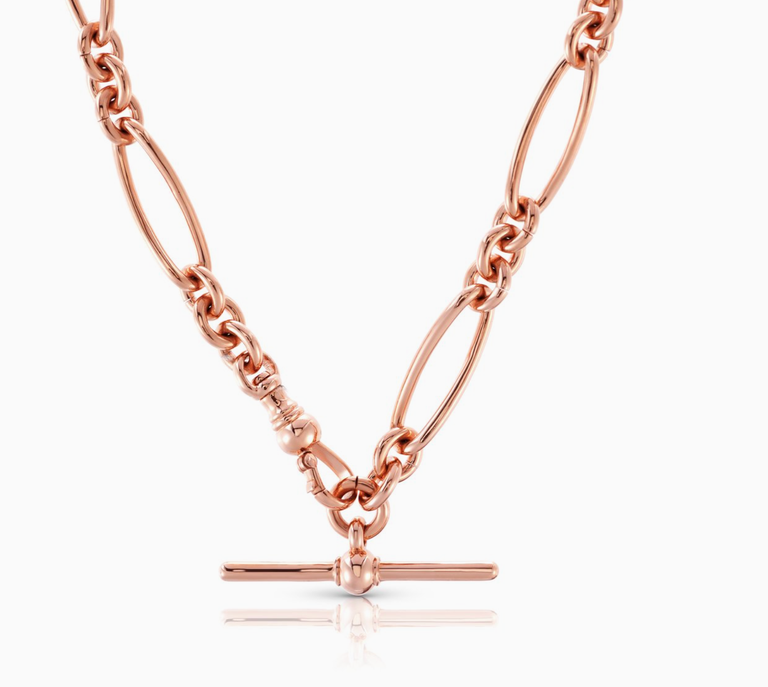 14K Antique Link Necklace - Millo Jewelry