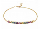 Load image into Gallery viewer, Large Rainbow Bar Bracelet - Millo Jewelry
