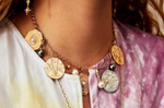 Load image into Gallery viewer, 5 Coin Necklace - Millo Jewelry
