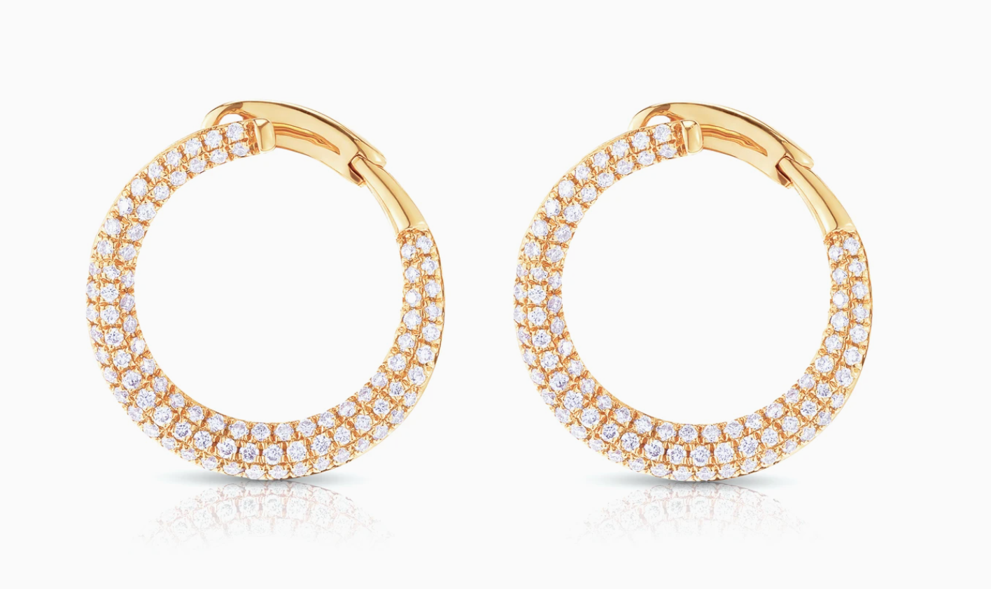 Dome Swirl Hoops - Millo Jewelry