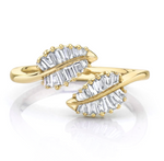 Load image into Gallery viewer, SMALL PALM LEAF DIAMOND RING - Millo Jewelry
