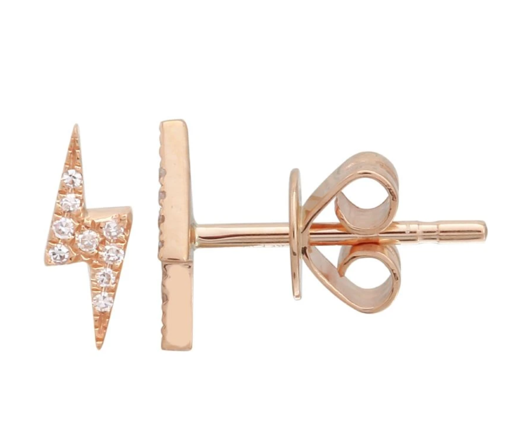 Lightening Bolt Studs - Millo Jewelry