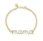 Load image into Gallery viewer, Gold &amp; Diamond Mama Bracelet - Millo Jewelry
