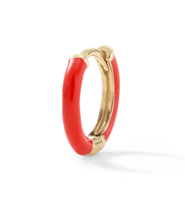Tiny Enamel Huggy - Millo Jewelry