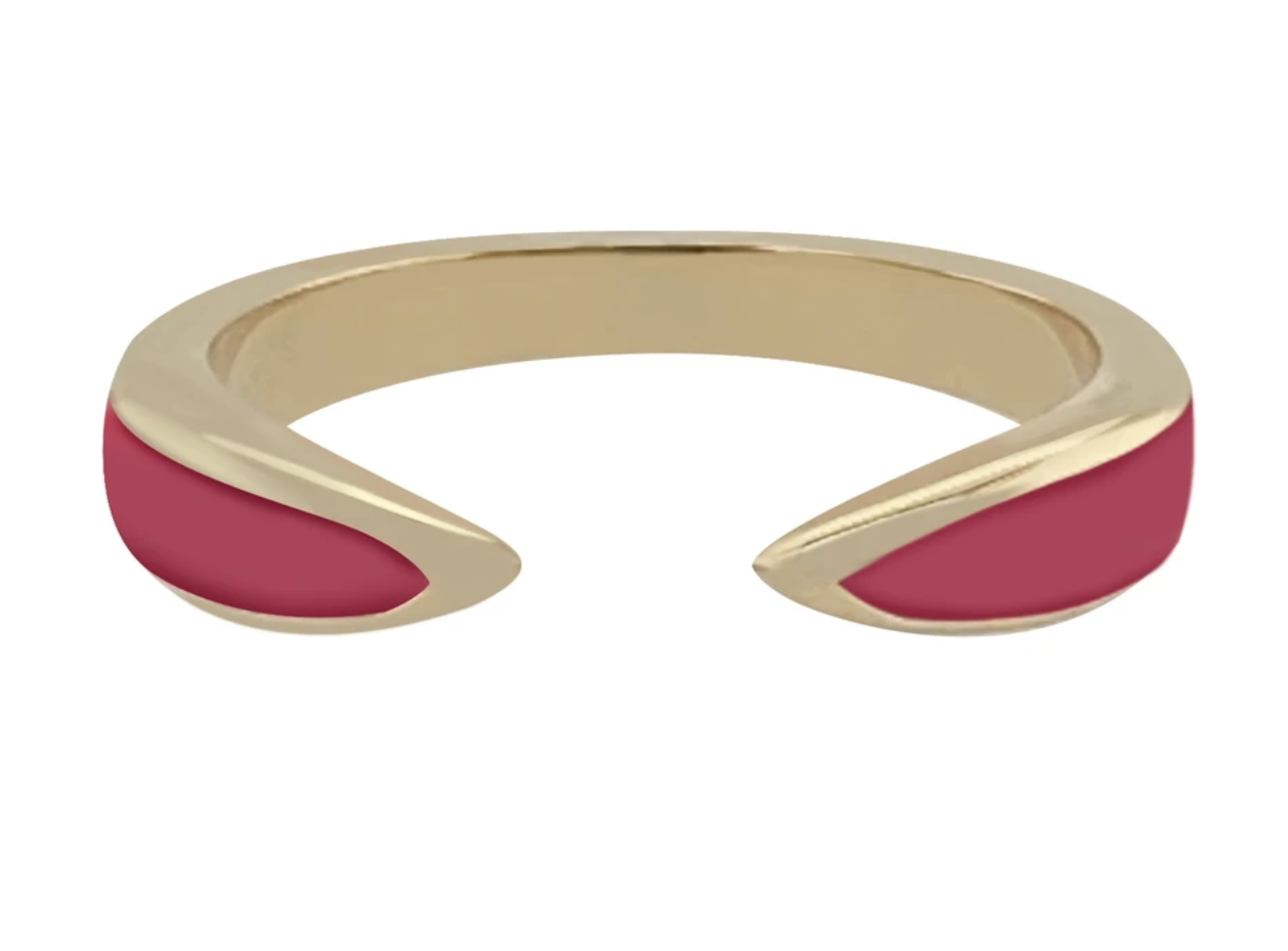 Enamel Claw Ring - Millo Jewelry