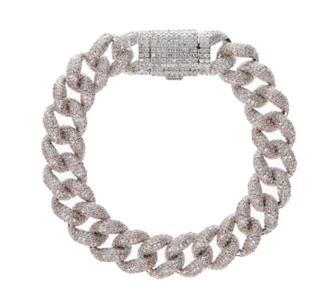 Pave Cuban Link Bracelet - Millo Jewelry