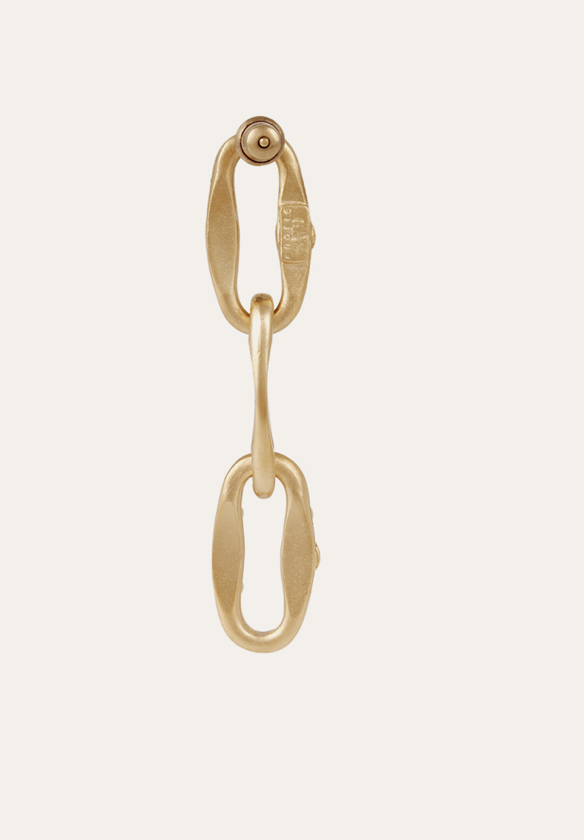Gabriel Link Earrings Gold - Millo Jewelry