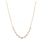 Load image into Gallery viewer, 11 GRADUATED SOPHIA DIAMOND SMOOTH BAR NECKLACE - Millo Jewelry
