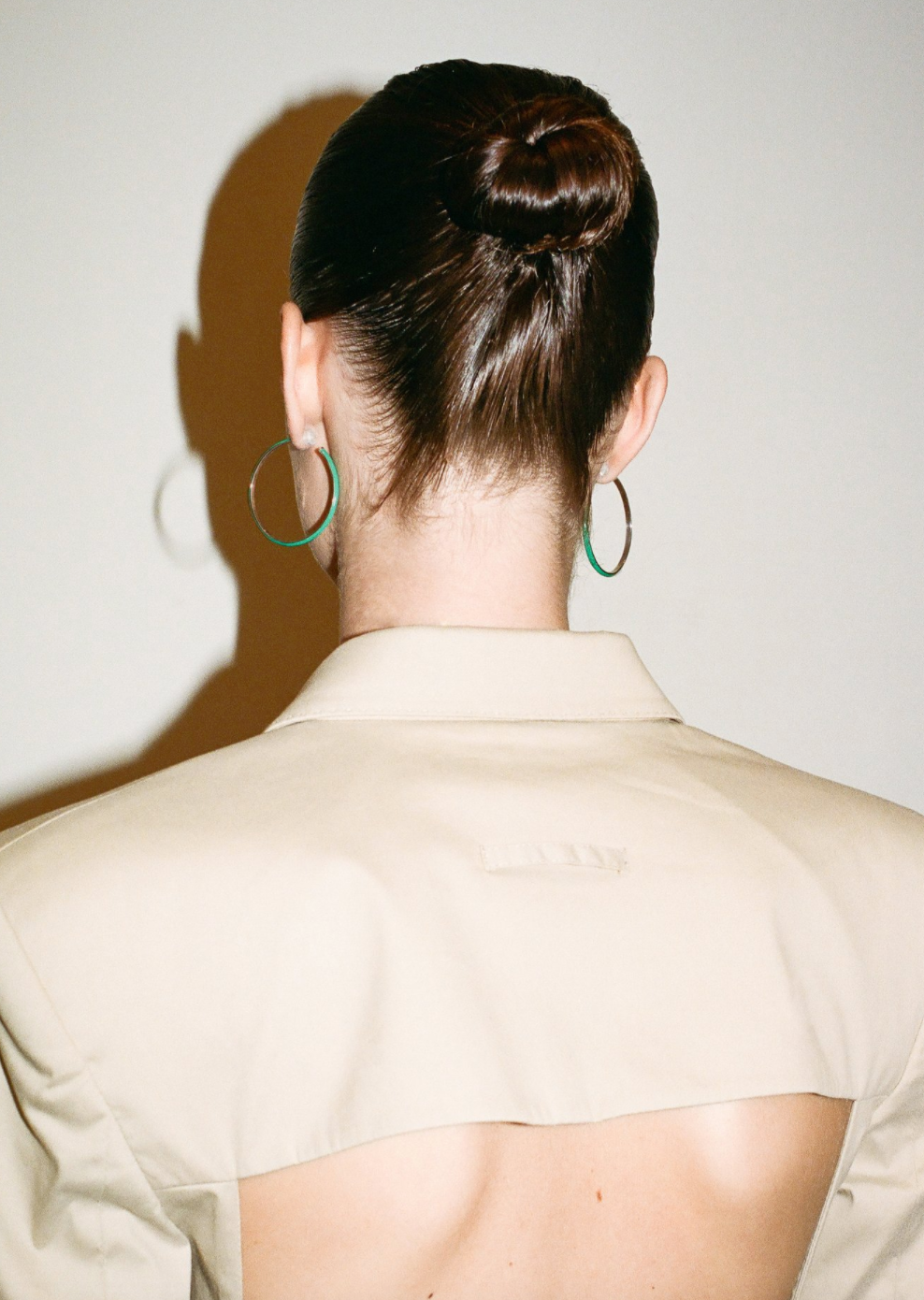 The Large Enamel Hoop Earrings - Millo Jewelry