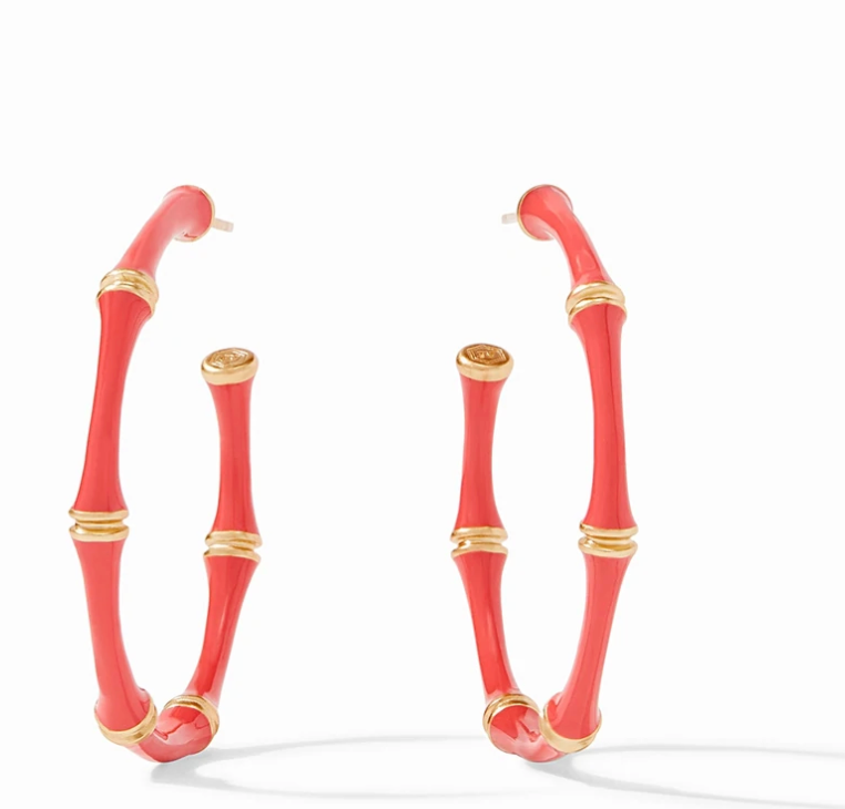 Bamboo Hoop- Medium - Millo Jewelry