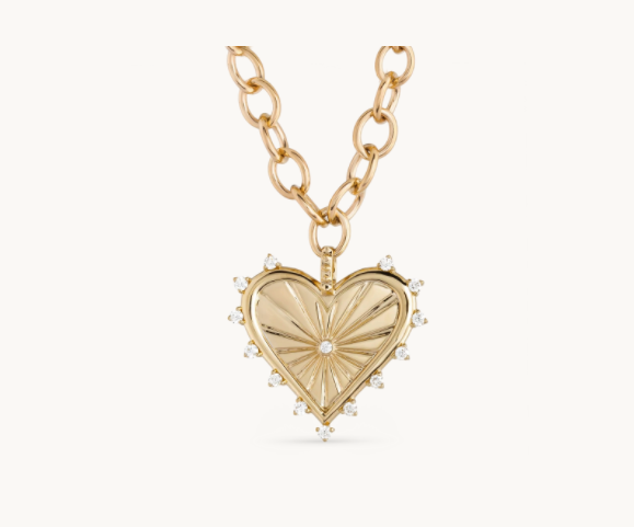 Spiked Heart Charm - Millo Jewelry
