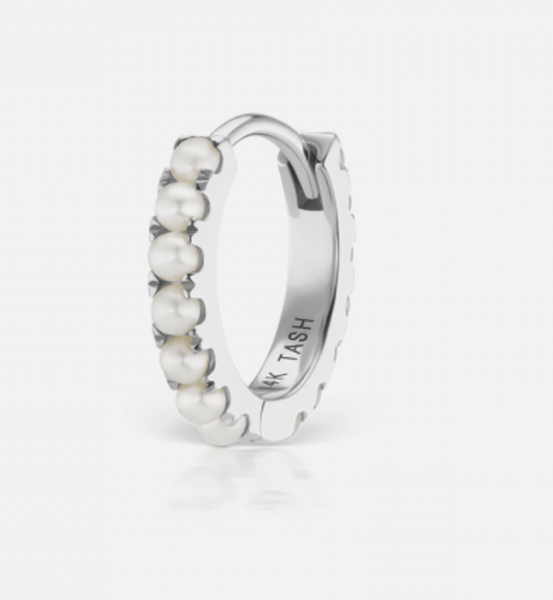 6.5mm Pearl Eternity Clicker - Millo Jewelry
