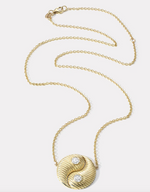 Load image into Gallery viewer, CLASSIC ALL GOLD YIN YANG PENDANT - Millo Jewelry
