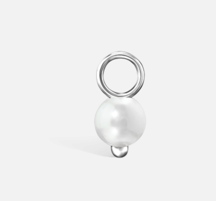 3mm Pearl Charm - Millo Jewelry