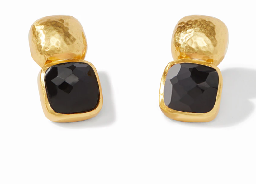 Catalina Gold Gemstone Earrings - Millo Jewelry
