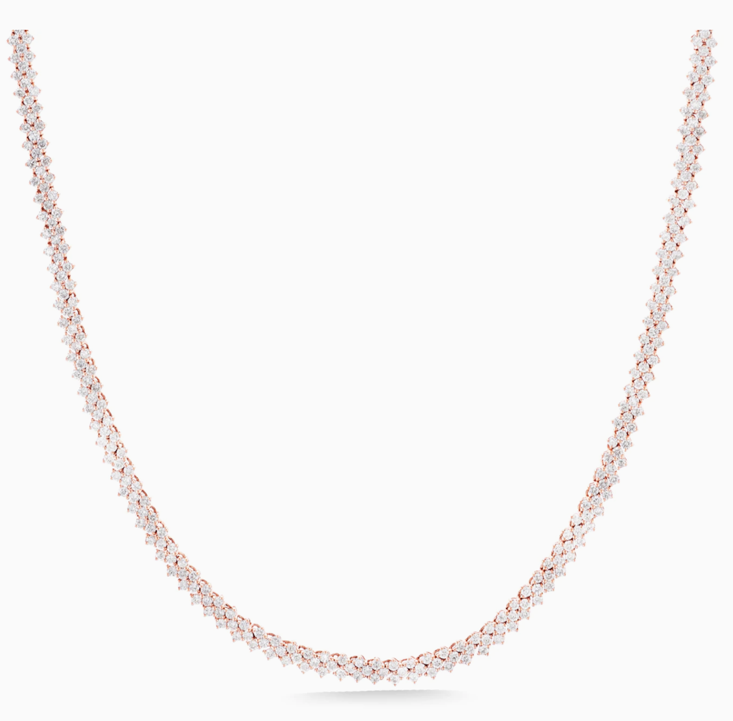 Chevron Tennis Necklace - Millo Jewelry