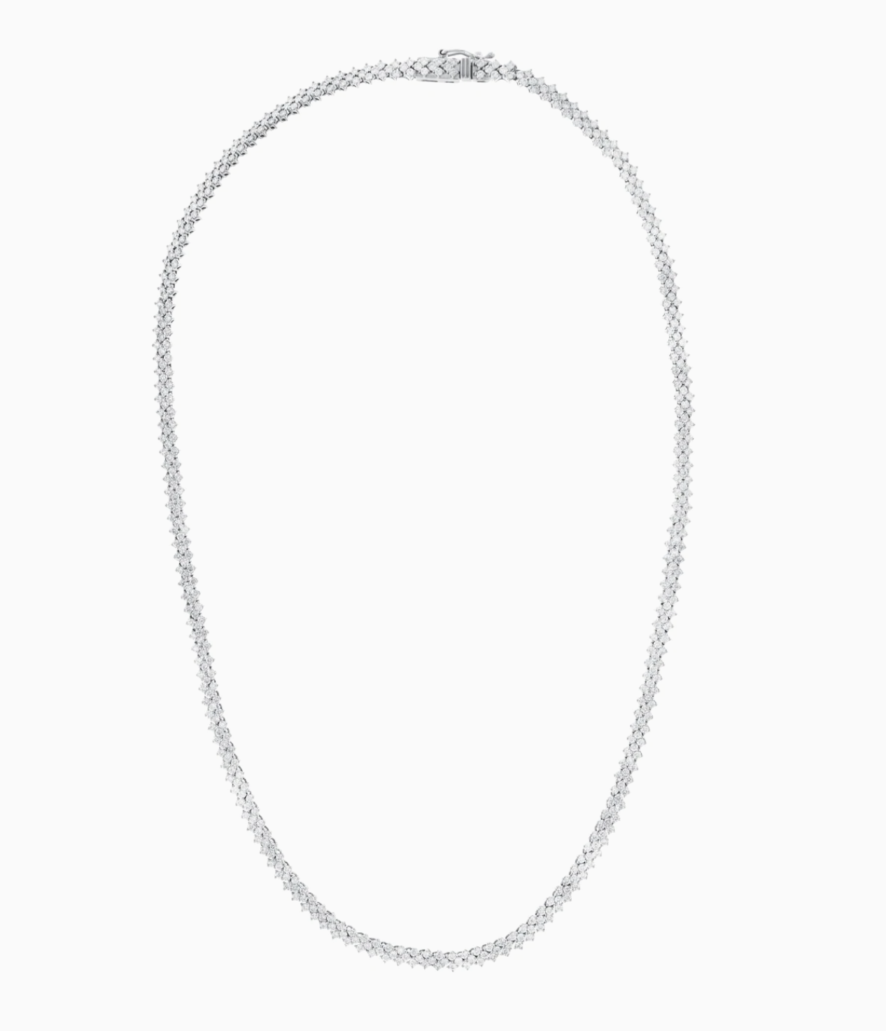 Chevron Tennis Necklace - Millo Jewelry