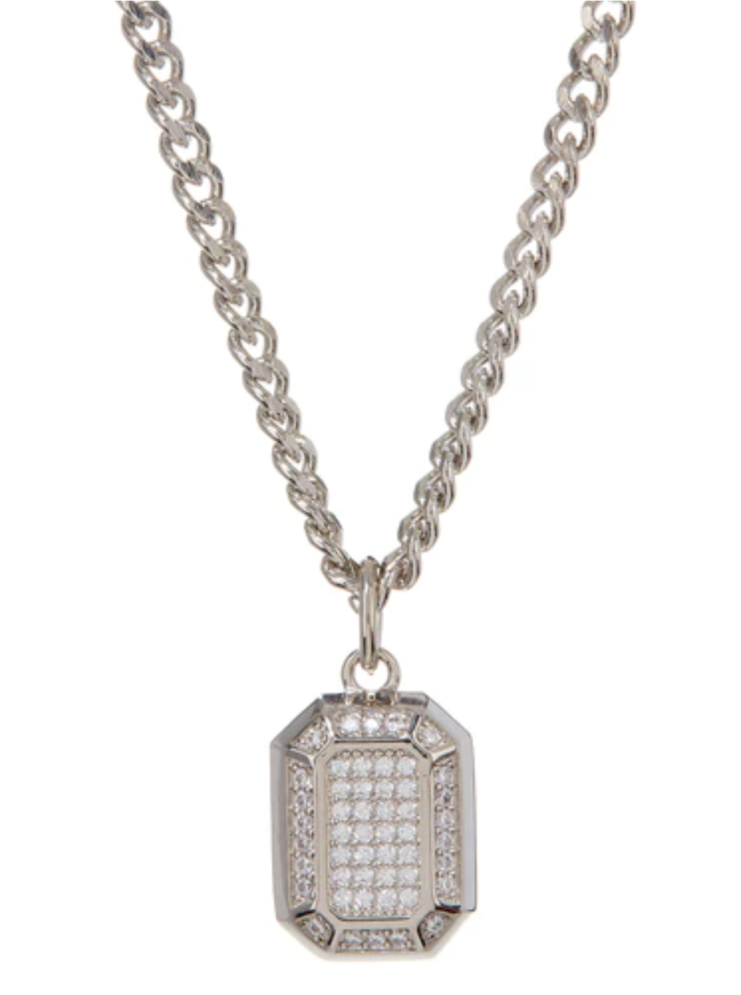 Faceted Diamond Pendant Necklace - Millo Jewelry