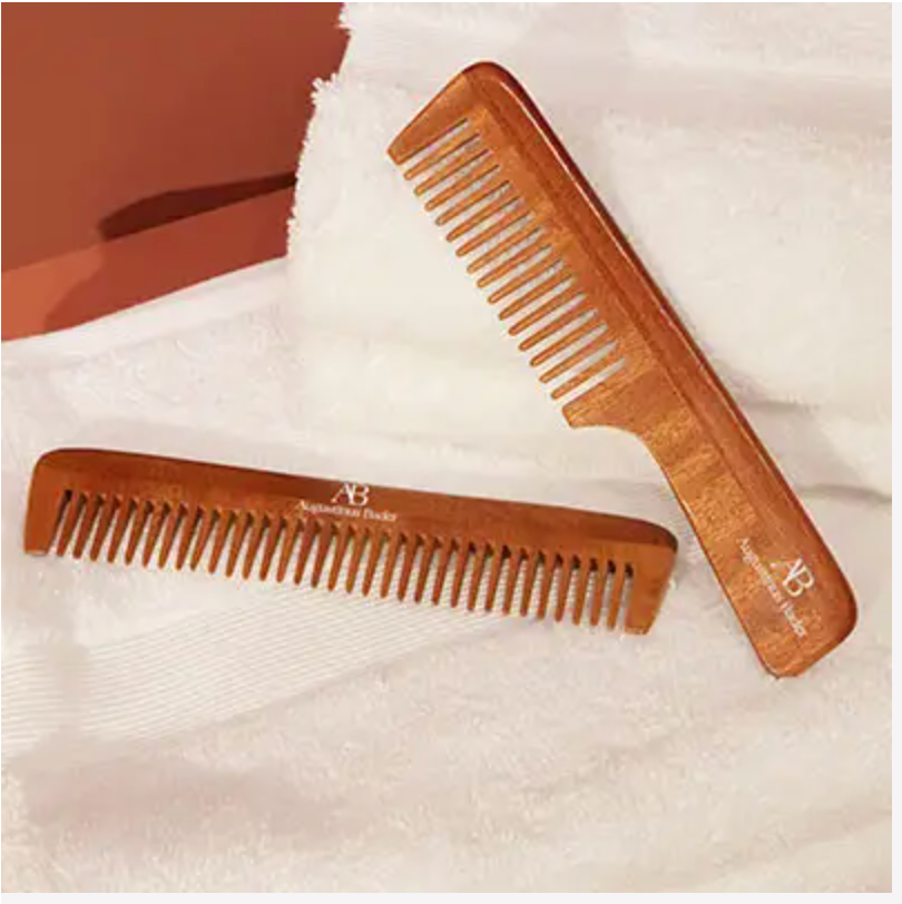 Neem Comb (With Handle) - Millo Jewelry