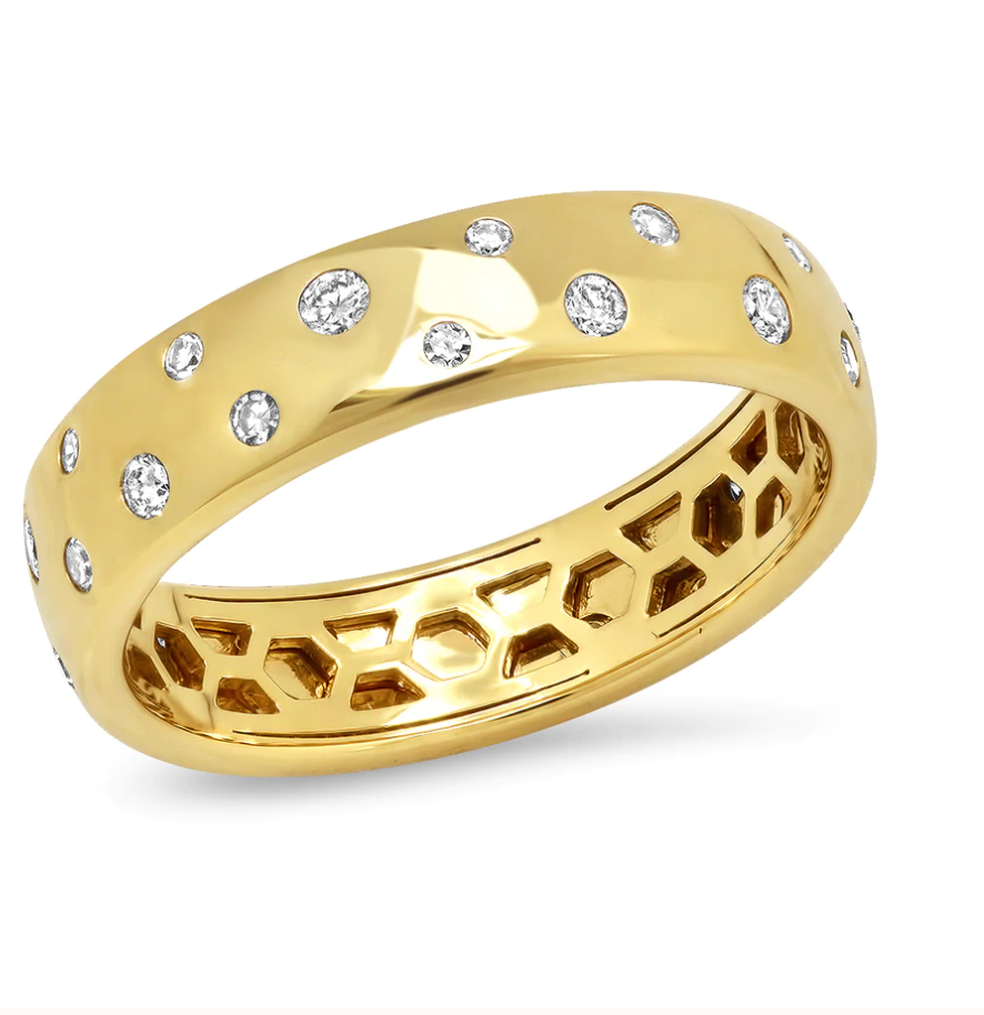 Diamond Polka Dot Ring - Millo Jewelry