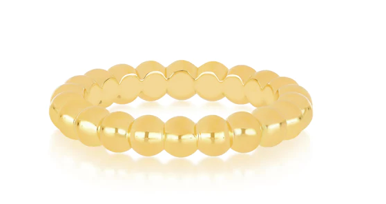 Gold Ball Stack Ring - Millo Jewelry