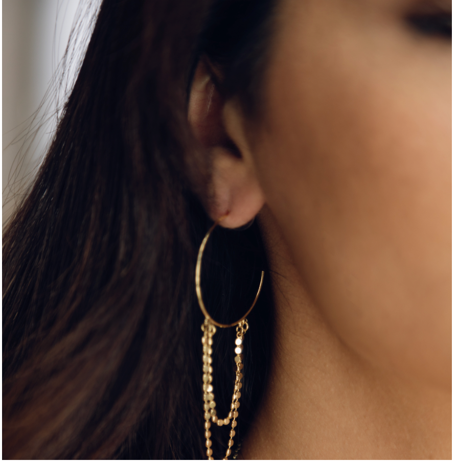 Elodie Hoops - Millo Jewelry