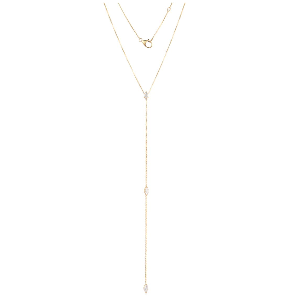 3 PIECE DIAMOND LARIAT - Millo Jewelry