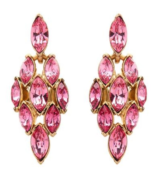 NAVETTE CRYSTAL DROP EARRINGS - Millo Jewelry