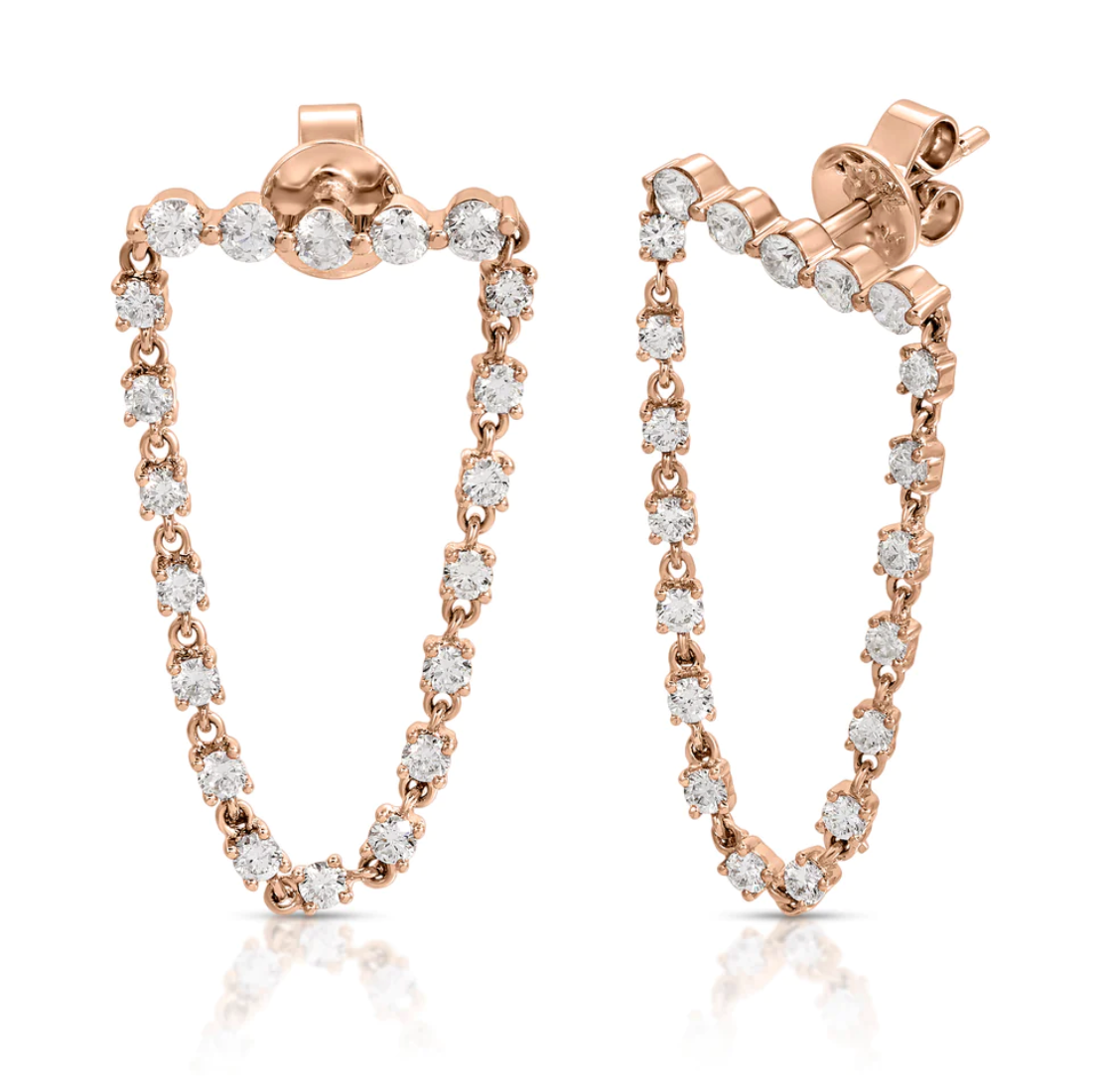 Bar loop earring - Millo Jewelry