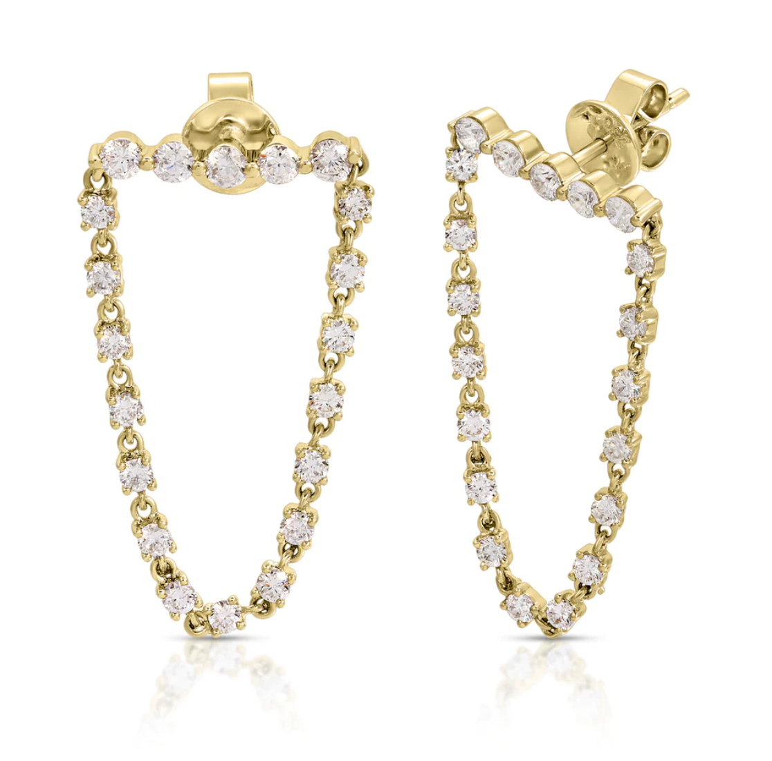 Bar loop earring - Millo Jewelry