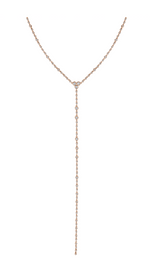 Load image into Gallery viewer, Diamond Station Y Necklace - Millo Jewelry
