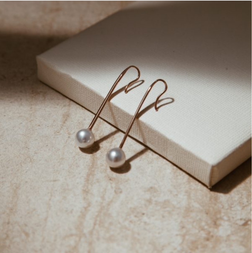 Pearl Stick Earrings - Millo Jewelry