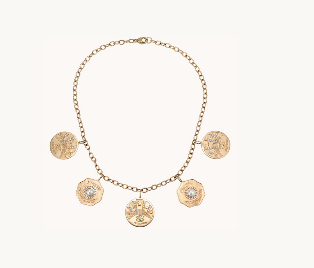 La Trouvaille 5 Coin Necklace - Millo Jewelry