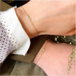 Load image into Gallery viewer, 14kt Gold Itty Bitty BFF Bracelet - Millo Jewelry
