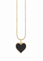Load image into Gallery viewer, Large Enamel Heart Necklace - Millo Jewelry
